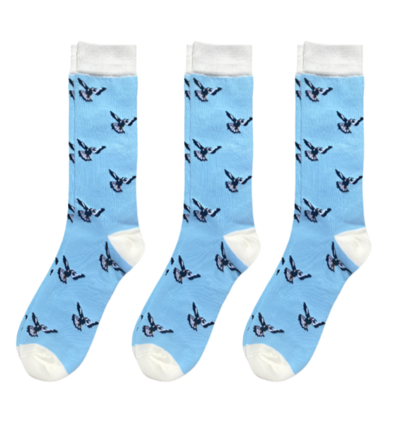 Swooping Magpie Socks