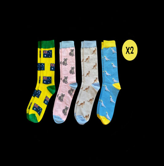 Ultimate Aussie Sock 8-Pack