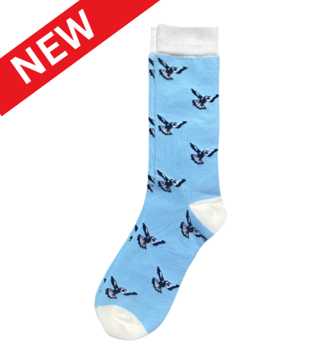 Swooping Magpie Socks