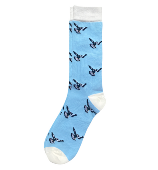 Swooping Magpie Socks